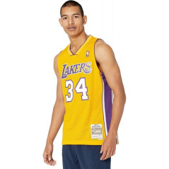 Mitchell & Ness Los Angeles Lakers NBA Swingman namų marškinėliai Lakers 99 Shaquille O`Neal SMJYGS18179-LALLTGD99SON