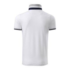 Malfini Collar Up M MLI-25600 balti marškinėliai polo