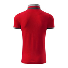 Malfini Collar Up M MLI-25671 formulos raudoni polo marškinėliai