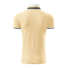 Malfini Collar Up M MLI-25685 burbono vanilės spalvos polo marškinėliai