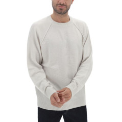 Calvin Klein vilnonis megztinis M K10K111954, baltas