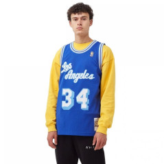Mitchell & Ness NBA Swingman Los Angeles Lakers Shaquille O'Neal M marškinėliai SMJYAC18013-LALROYA96SON