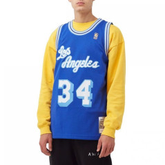 Mitchell & Ness NBA Swingman Los Angeles Lakers Shaquille O'Neal M marškinėliai SMJYAC18013-LALROYA96SON